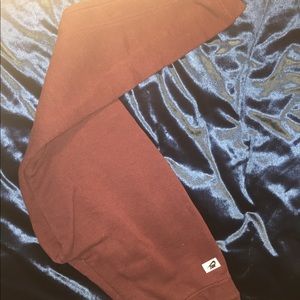 Burgundy Nike sweat pants